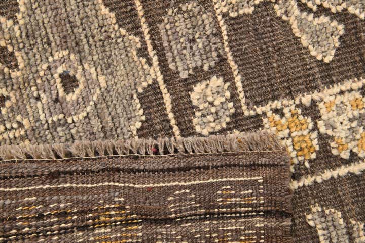 9' x 12' 3 Hand Knotted Oushak Wool Rug