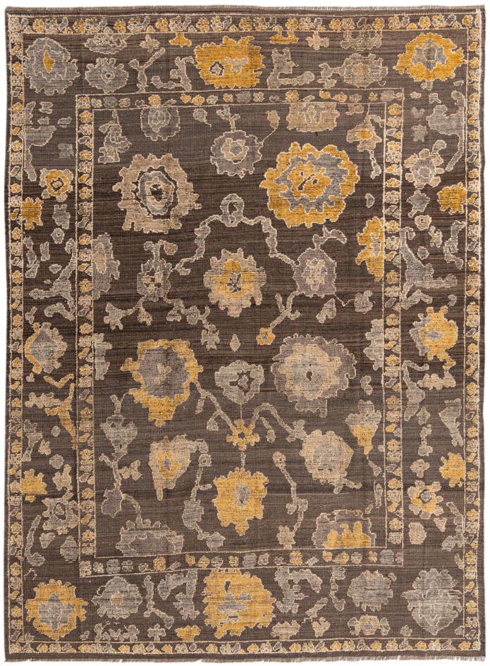 Detail image of 9' x 12' 3 Hand Knotted Oushak Wool Rug