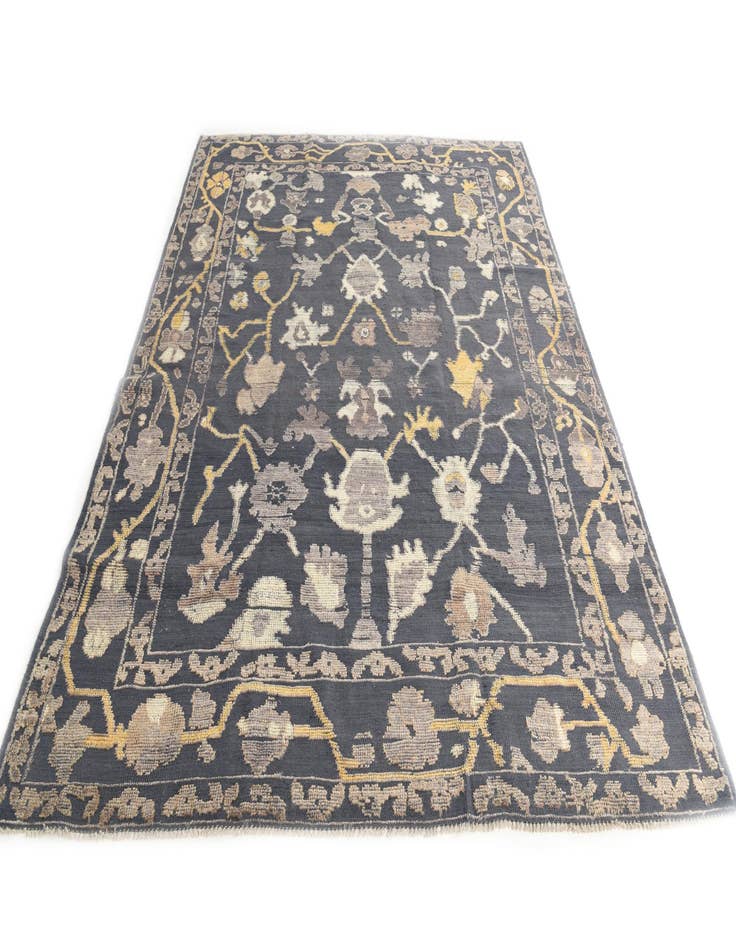 Detail image of 8' x 10' Hand Knotted Oushak Wool Rug