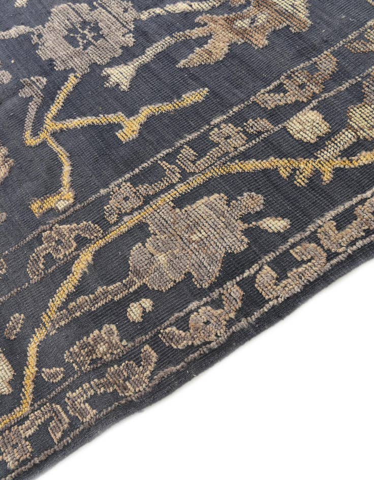 Detail image of 8' x 10' Hand Knotted Oushak Wool Rug