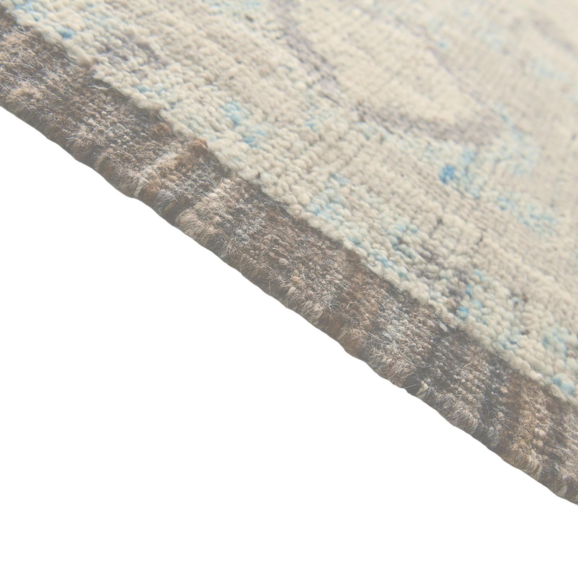 275cm x 375cm Hand Knotted Oushak Wool Rug
