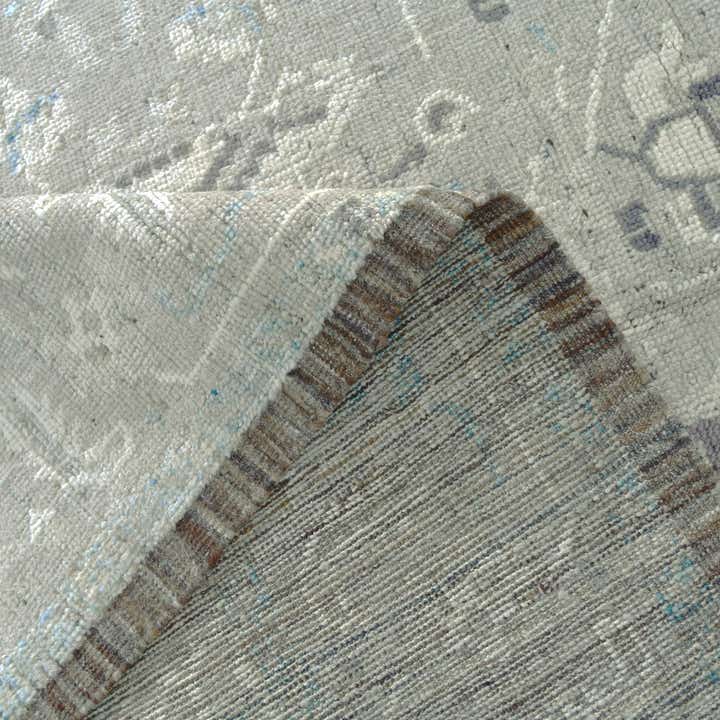 9' 1 x 12' 3 Hand Knotted Oushak Wool Rug