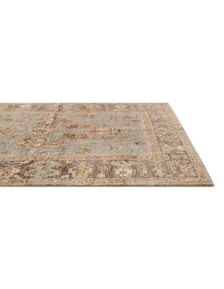 3' 10 x 6' 5 Hand Knotted Oushak Wool Rug