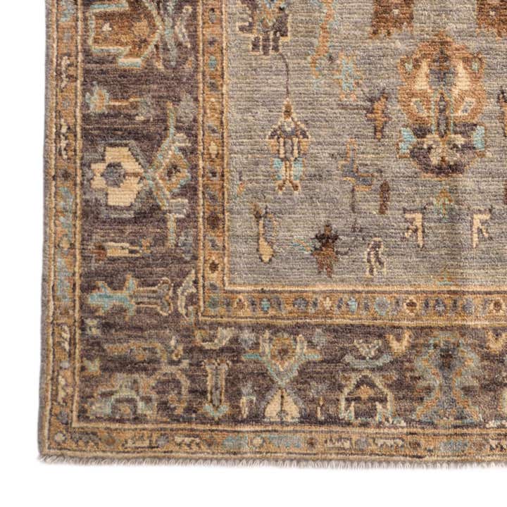 3' 10 x 6' 5 Hand Knotted Oushak Wool Rug