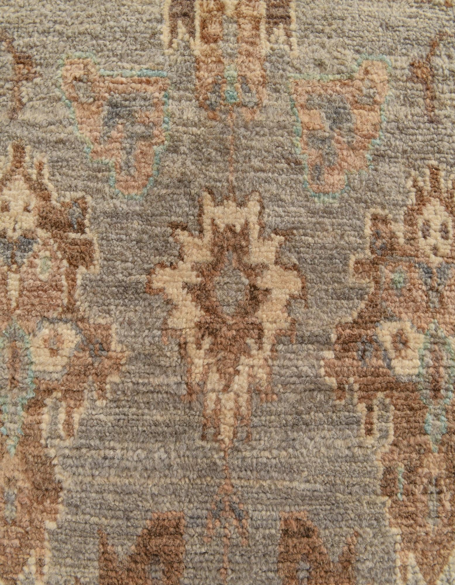 3' 10 x 6' 5 Hand Knotted Oushak Wool Rug