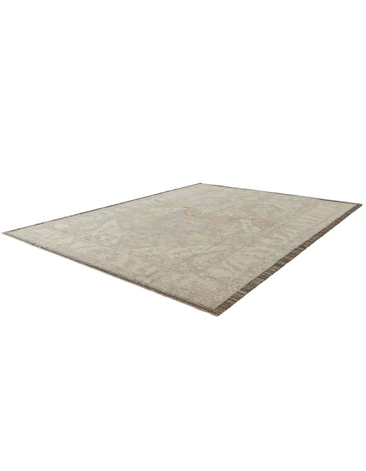 Detail image of 9' 5 x 12' 7  Hand Knotted Oushak Wool Rug