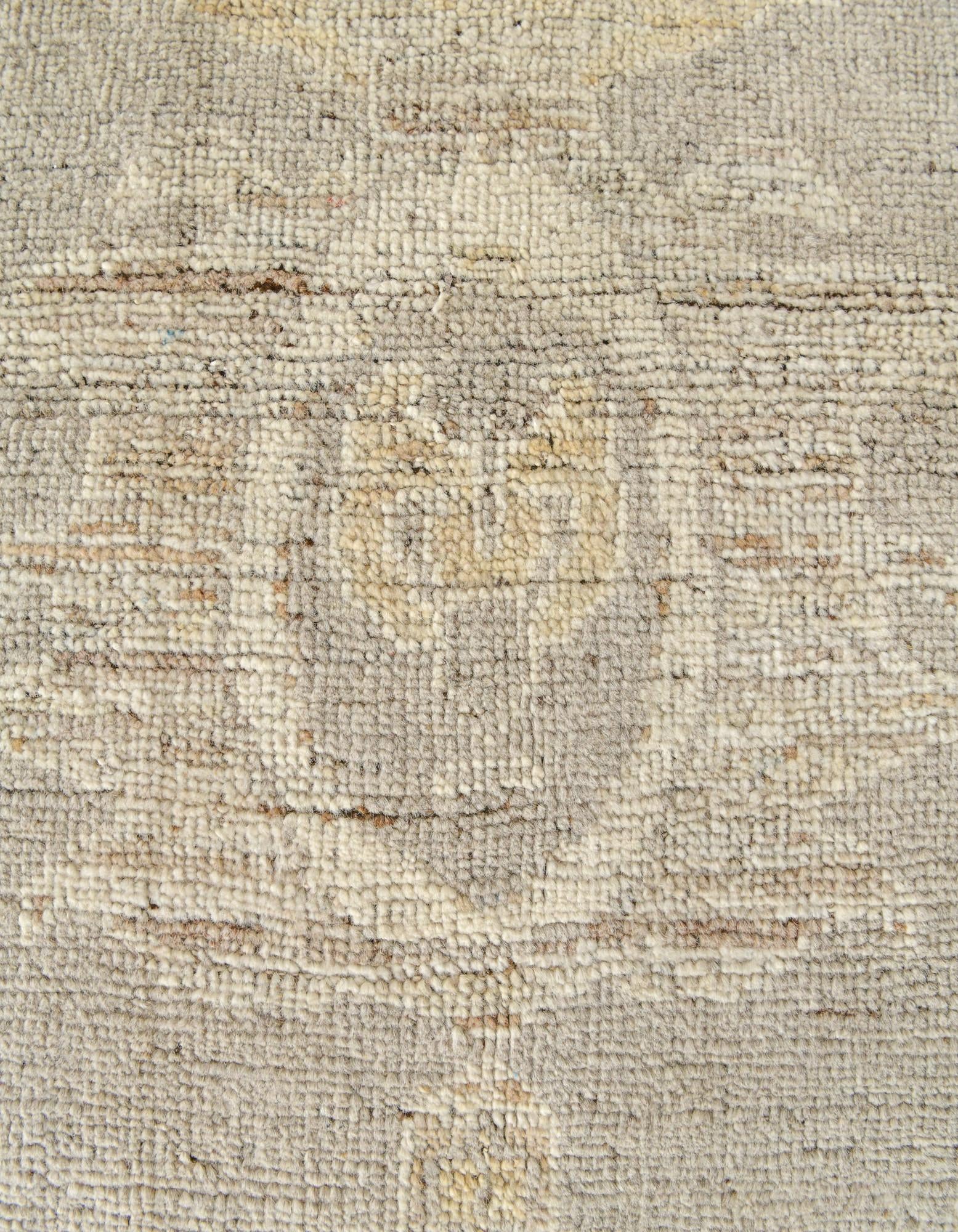 9' 5 x 12' 7 Hand Knotted Oushak Wool Rug