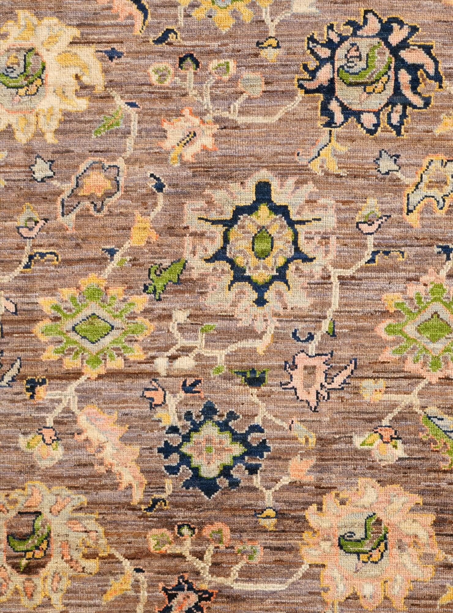 8' 4 x 9' 6 Hand Knotted Oushak Wool Rug