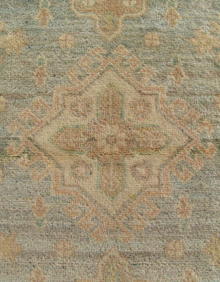 3' 4 x 4' 10 Hand Knotted Oushak Wool Rug
