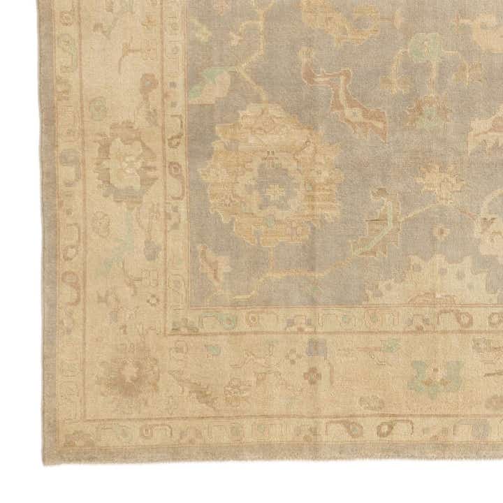 9' x 11' 10 Hand Knotted Oushak Wool Rug