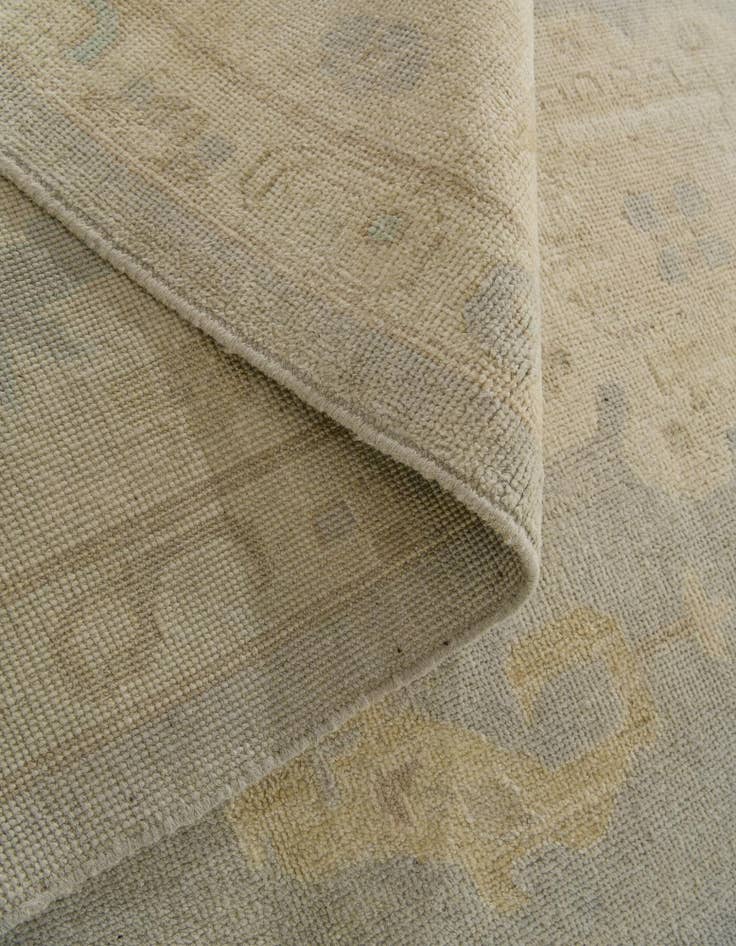 Detail image of 9' x 11' 10  Hand Knotted Oushak Wool Rug