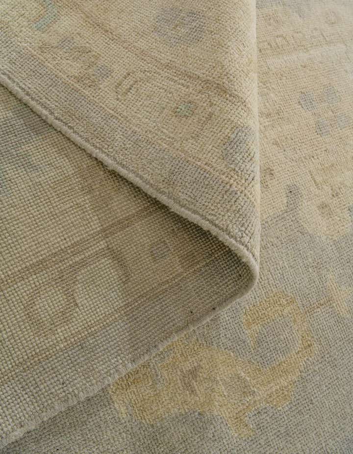9' x 11' 10 Hand Knotted Oushak Wool Rug