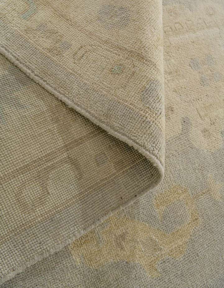 9' x 11' 10 Hand Knotted Oushak Wool Rug