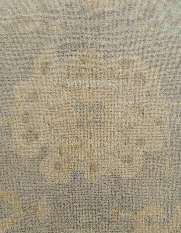 9' x 11' 10 Hand Knotted Oushak Wool Rug