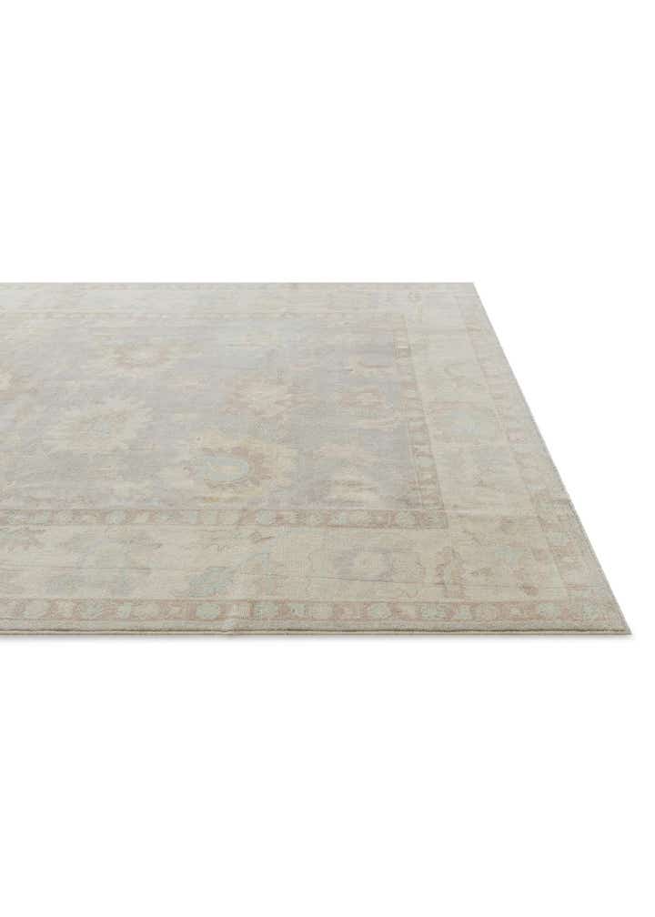 8' 4 x 10' 1 Hand Knotted Oushak Wool Rug