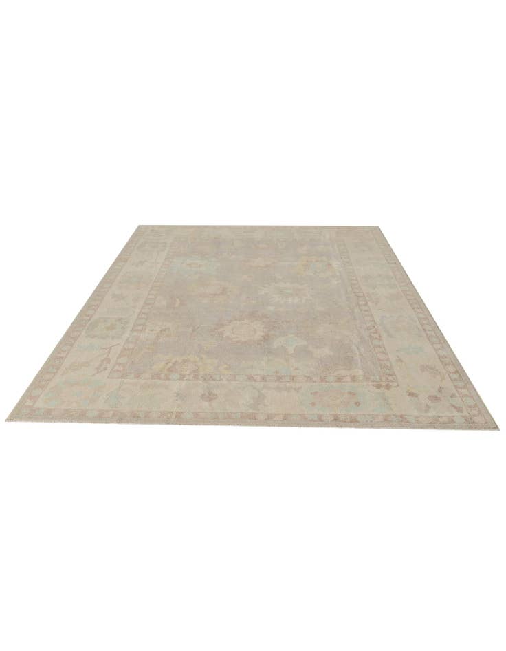 Detail image of 8' 4 x 10' 1  Hand Knotted Oushak Wool Rug