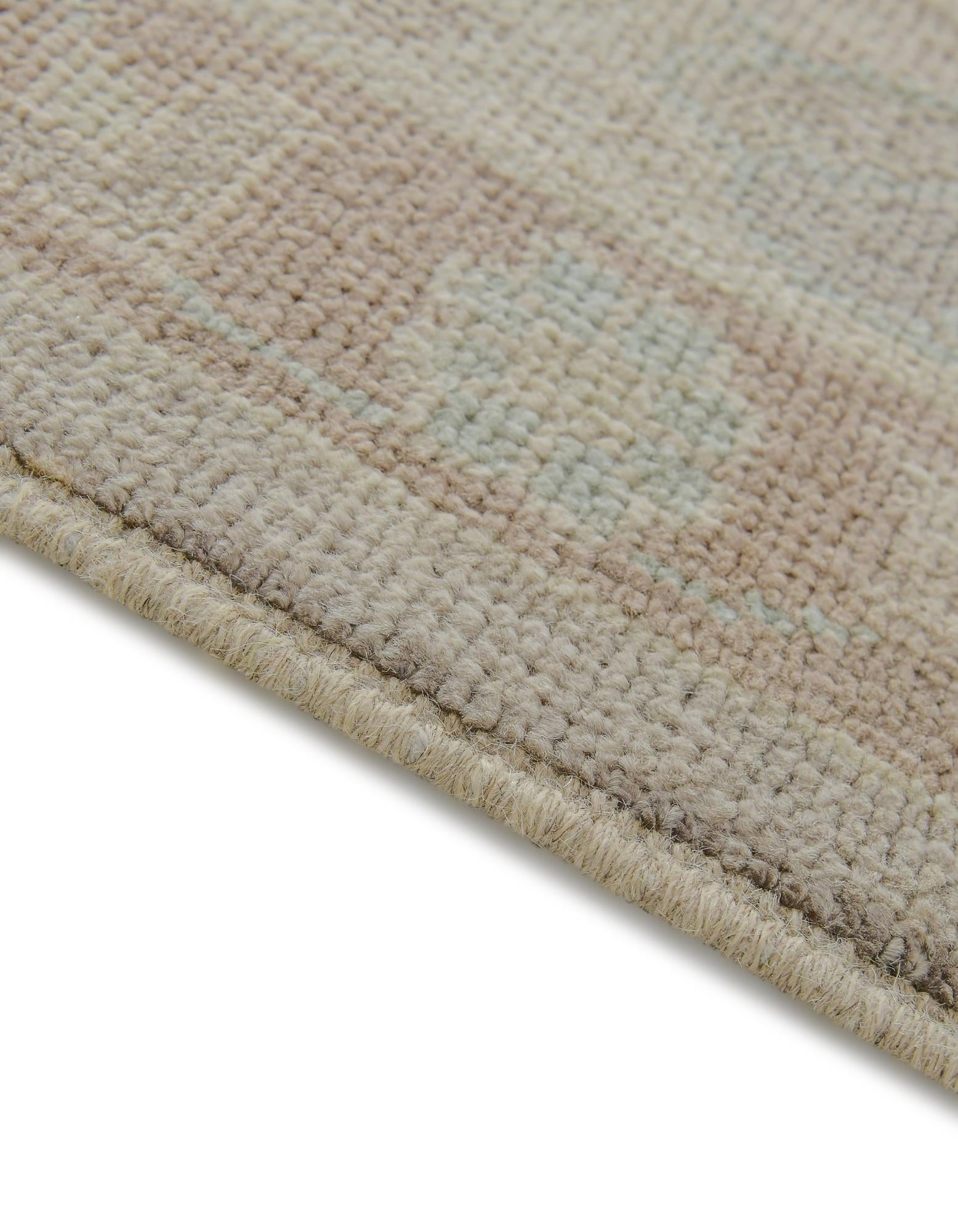 8' 4 x 10' 1 Hand Knotted Oushak Wool Rug