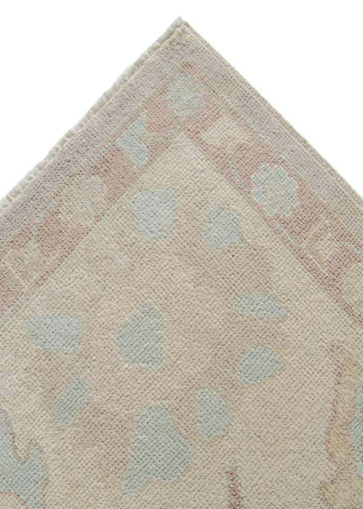 8' 4 x 10' 1 Hand Knotted Oushak Wool Rug