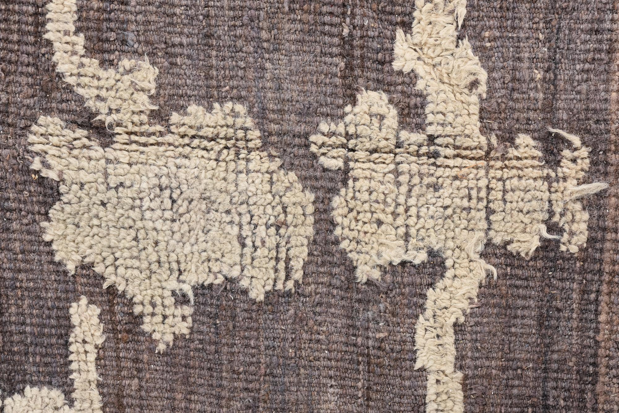 9' 5 x 11' 8 Hand Knotted Oushak Wool Rug