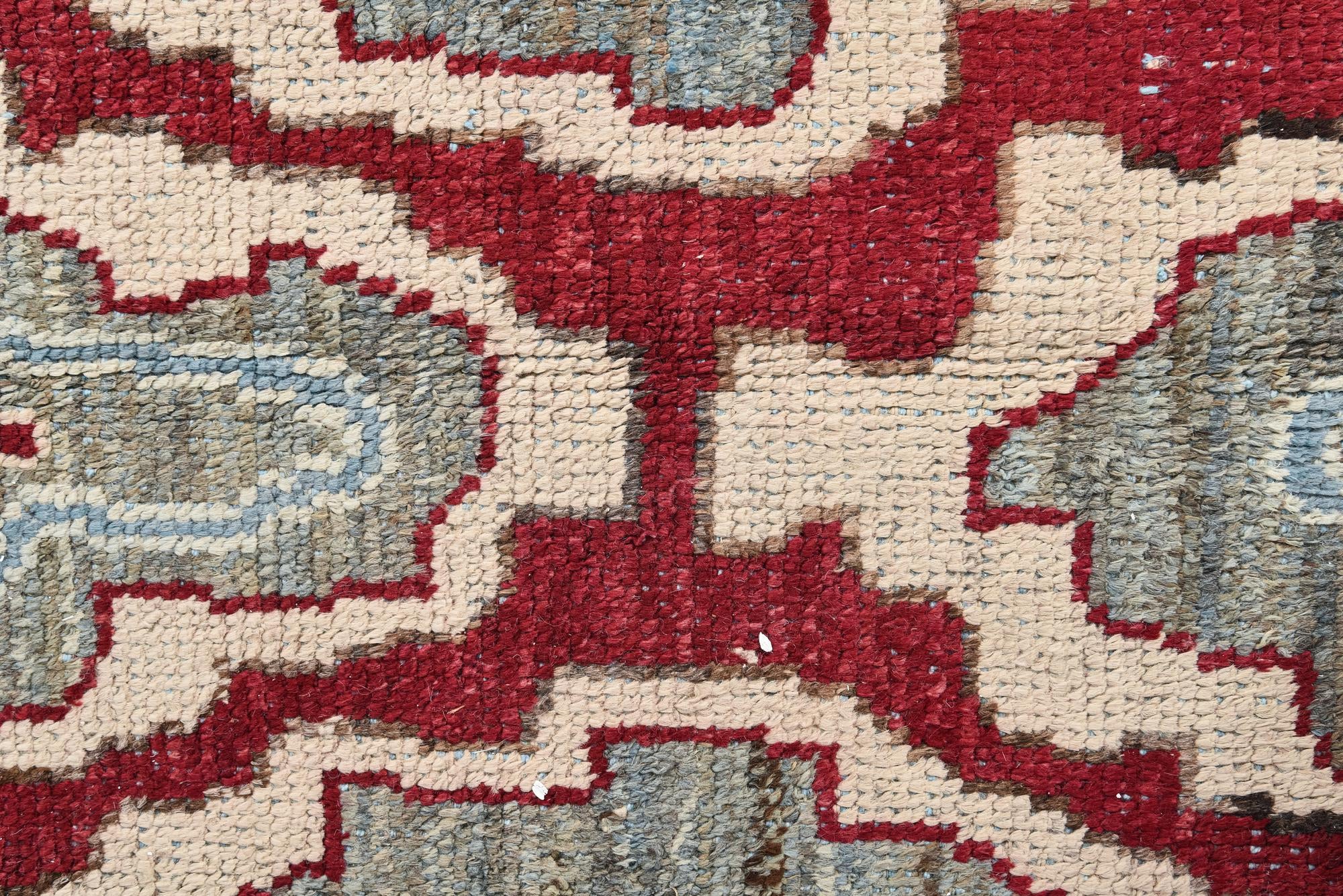 10' x 14' Hand Knotted Oushak Wool Rug