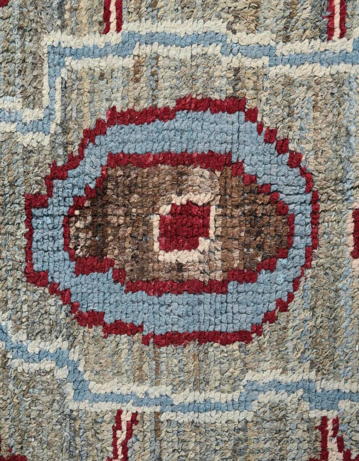 Detail image of 10' x 14'  Hand Knotted Oushak Wool Rug