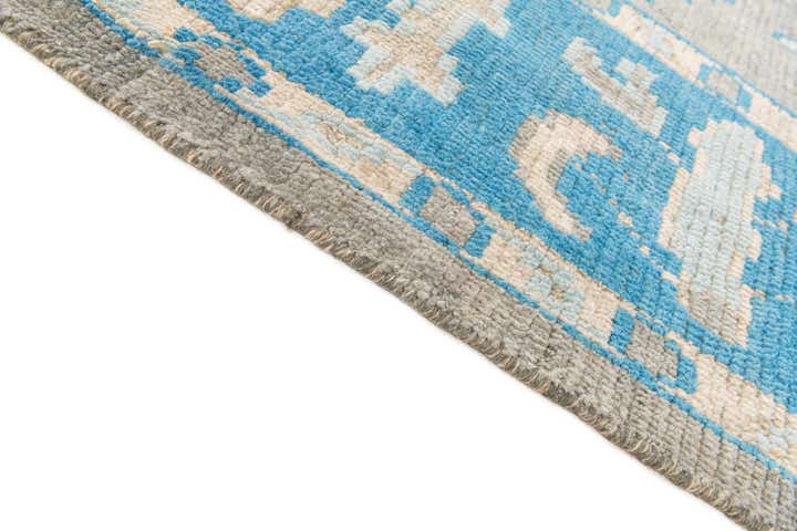 8' 3 x 9' 10 Hand Knotted Oushak Wool Rug