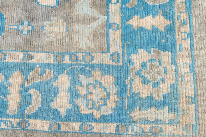 8' 3 x 9' 10 Hand Knotted Oushak Wool Rug