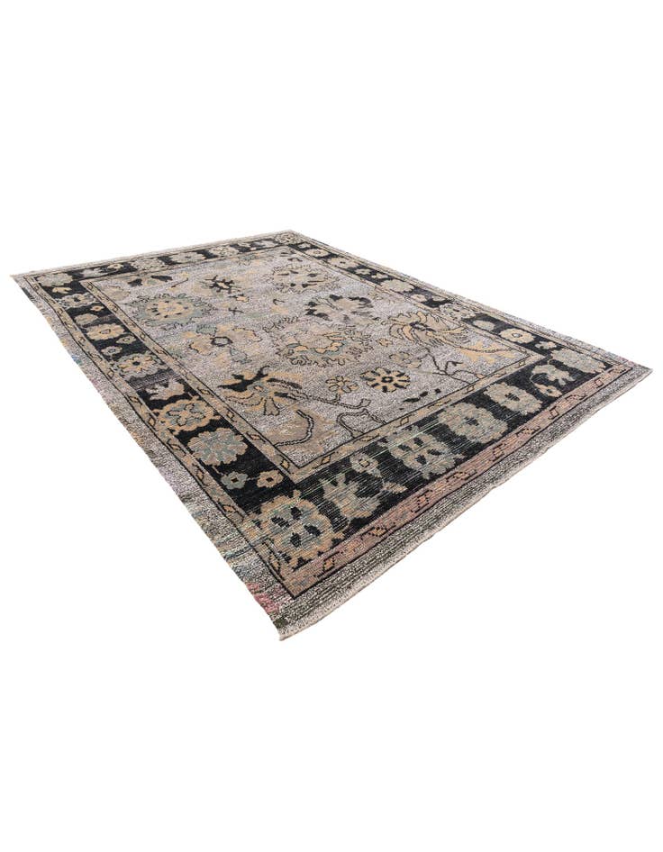 Detail image of 9' x 12' 6 Hand Knotted Oushak Wool Rug