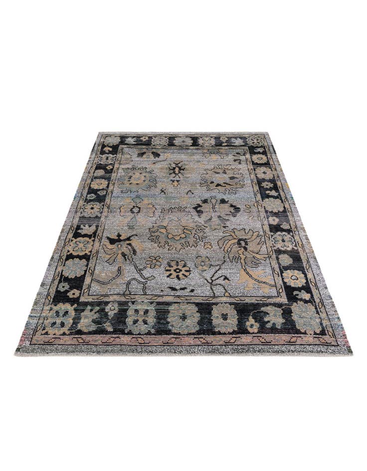 Detail image of 9' x 12' 6 Hand Knotted Oushak Wool Rug