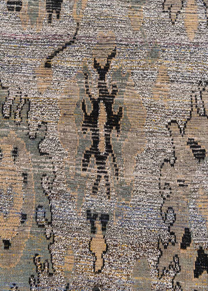 9' x 12' 6 Hand Knotted Oushak Wool Rug