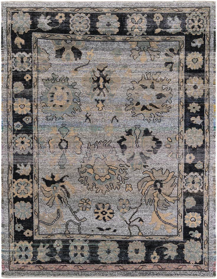 Detail image of 9' x 12' 6 Hand Knotted Oushak Wool Rug