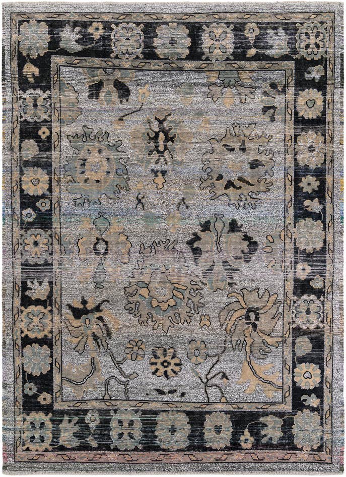 Detail image of 9' x 12' 6 Hand Knotted Oushak Wool Rug