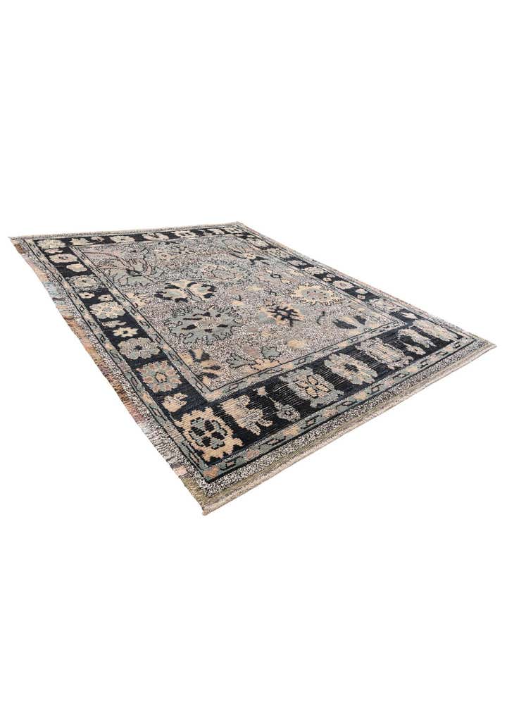 8' 2 x 10' 3 Hand Knotted Oushak Wool Rug