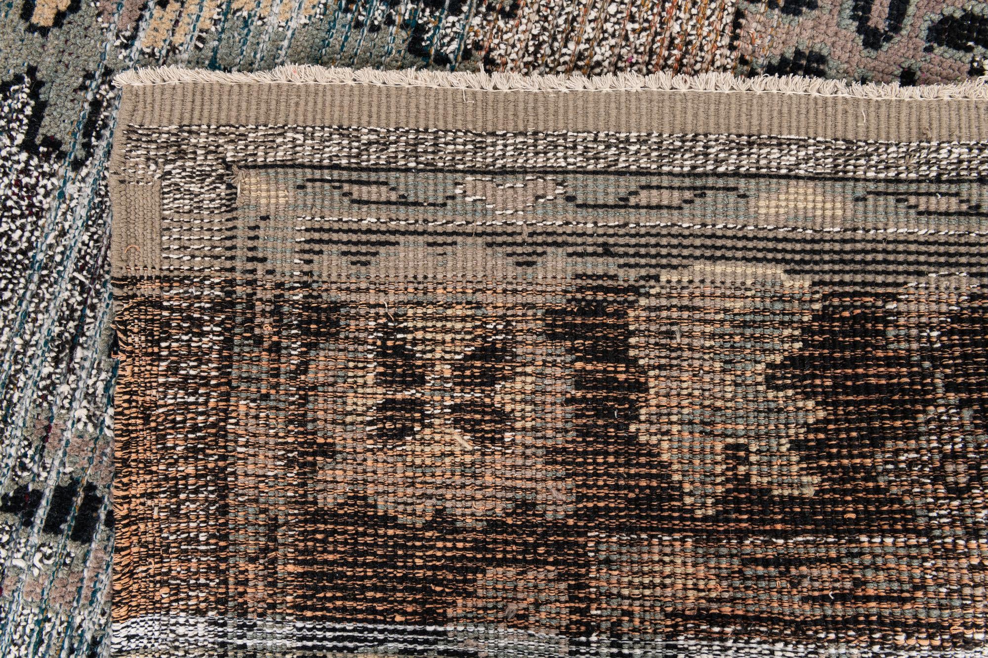 8' 2 x 10' 3 Hand Knotted Oushak Wool Rug
