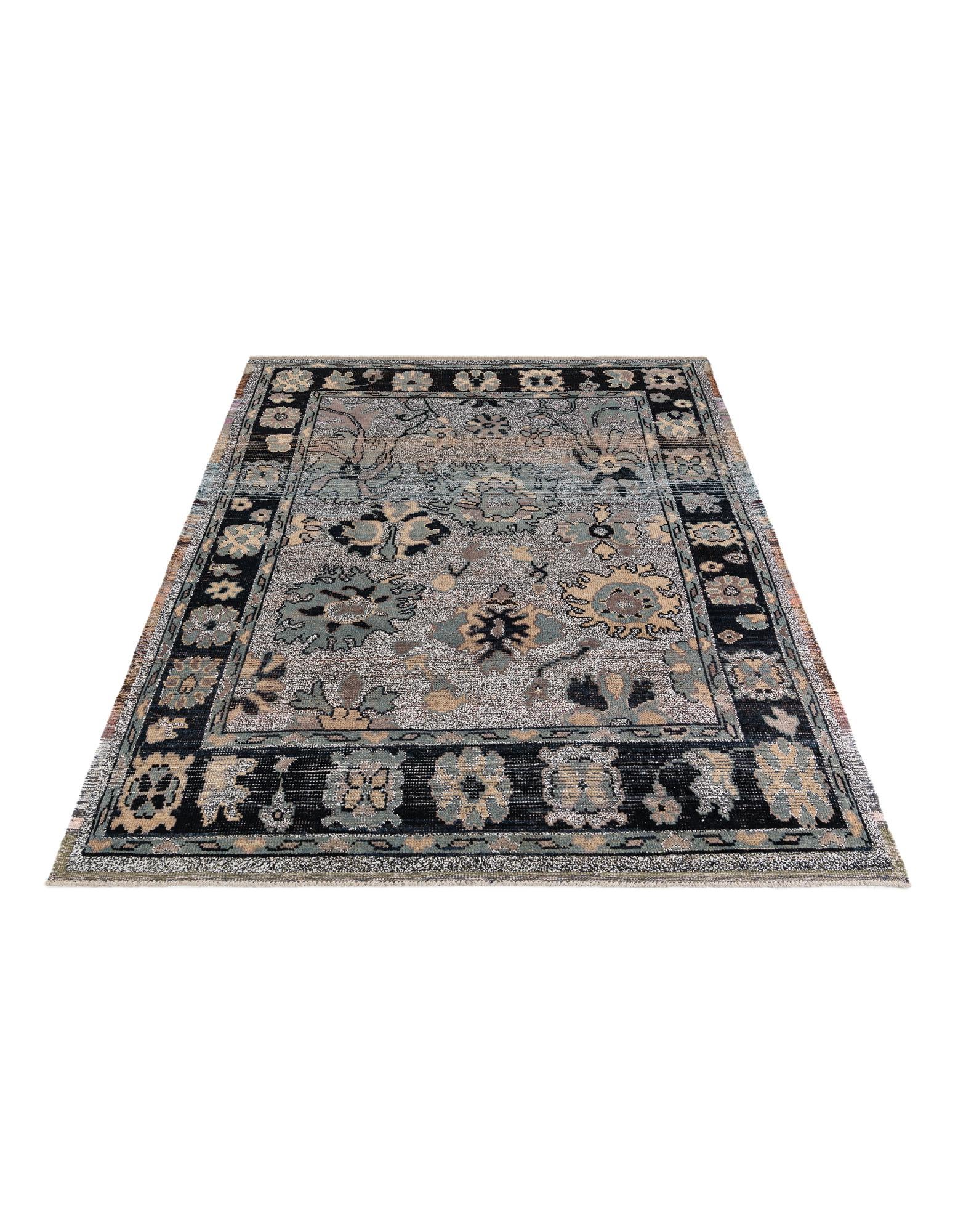 8' 2 x 10' 3 Hand Knotted Oushak Wool Rug
