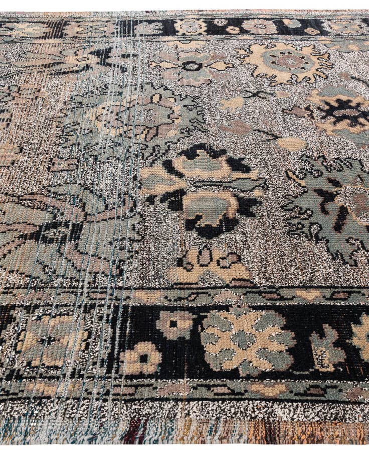 Detail image of 8' 2 x 10' 3 Hand Knotted Oushak Wool Rug