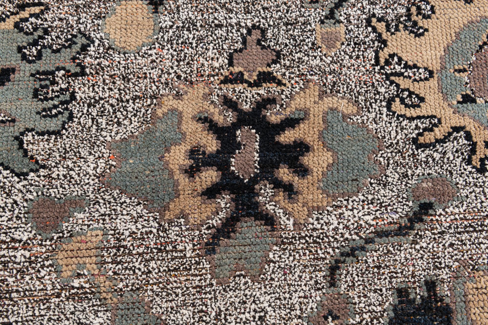 8' 2 x 10' 3 Hand Knotted Oushak Wool Rug
