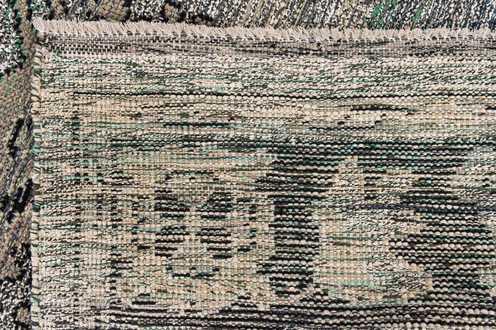 8' 3 x 10' 4 Hand Knotted Oushak Wool Rug