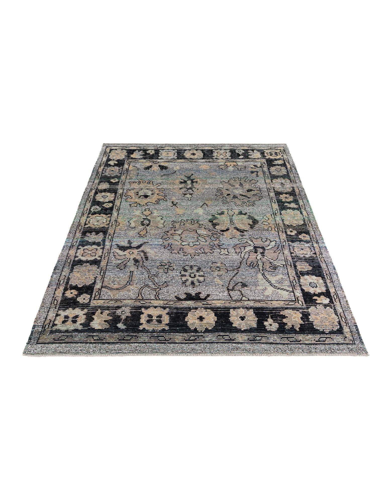 8' 3 x 10' 4 Hand Knotted Oushak Wool Rug