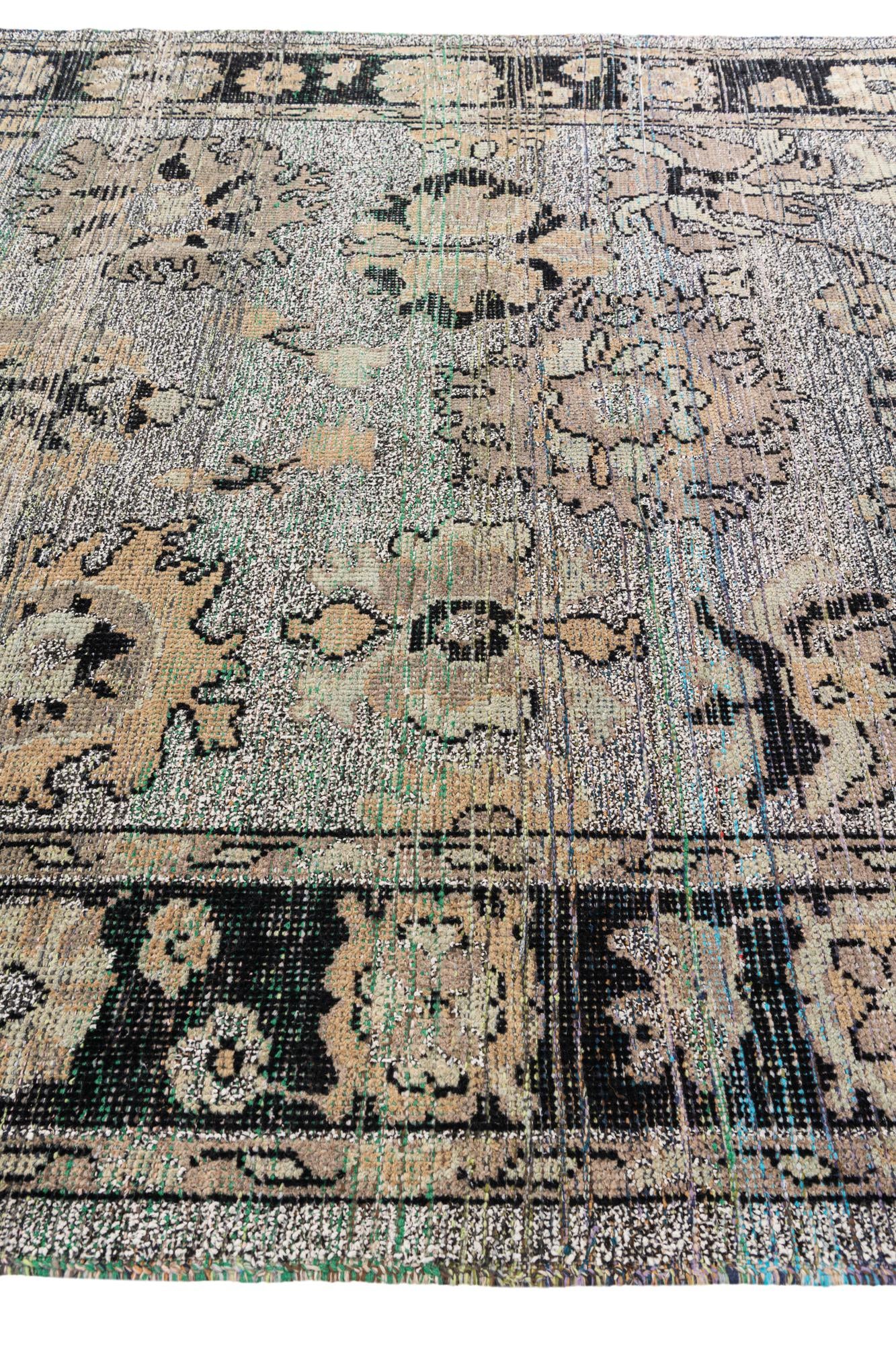 8' 3 x 10' 4 Hand Knotted Oushak Wool Rug