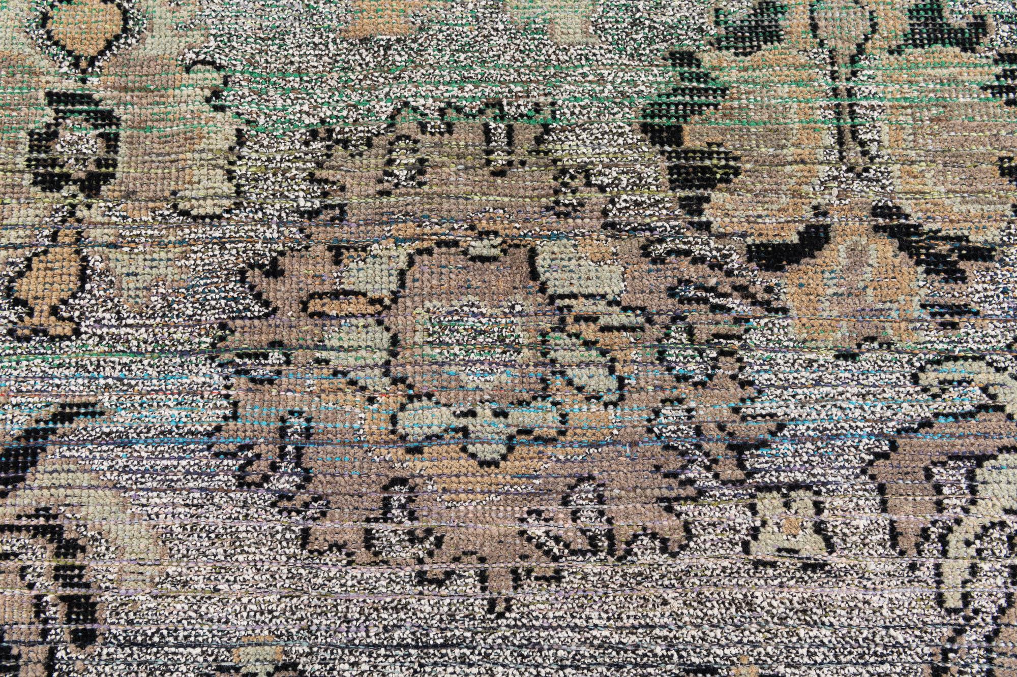 8' 3 x 10' 4 Hand Knotted Oushak Wool Rug