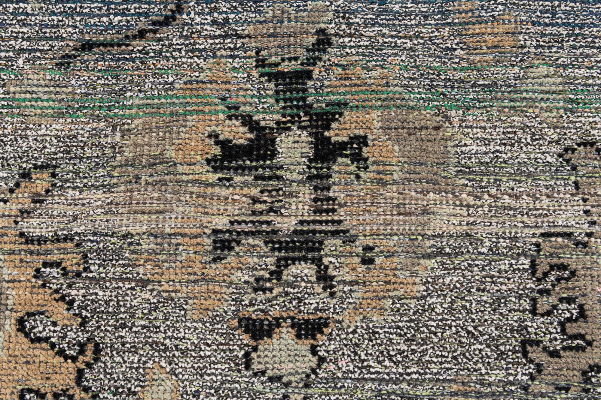 8' 3 x 10' 4 Hand Knotted Oushak Wool Rug