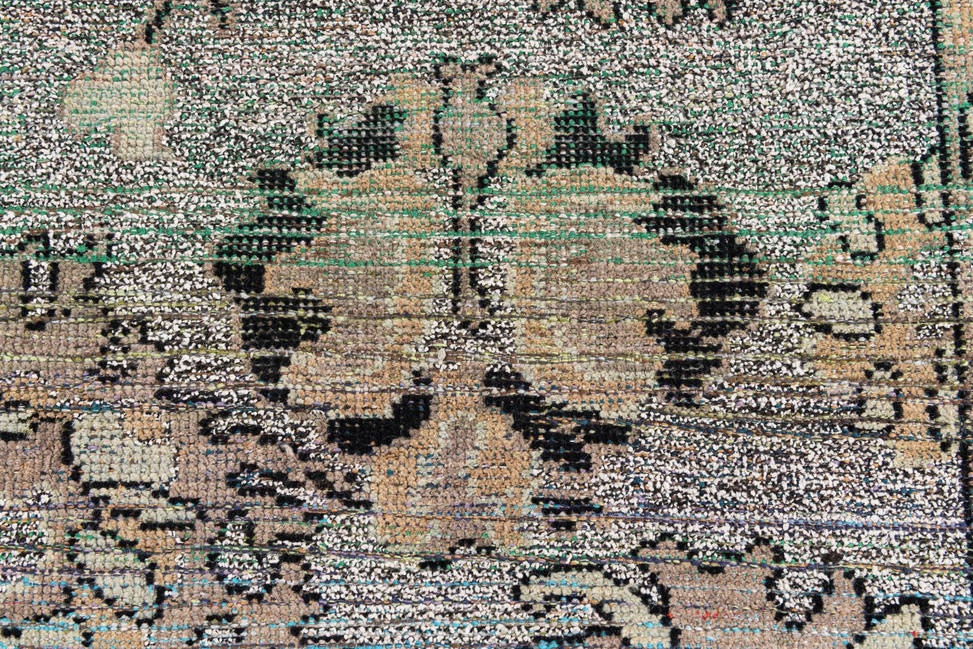 8' 3 x 10' 4 Hand Knotted Oushak Wool Rug