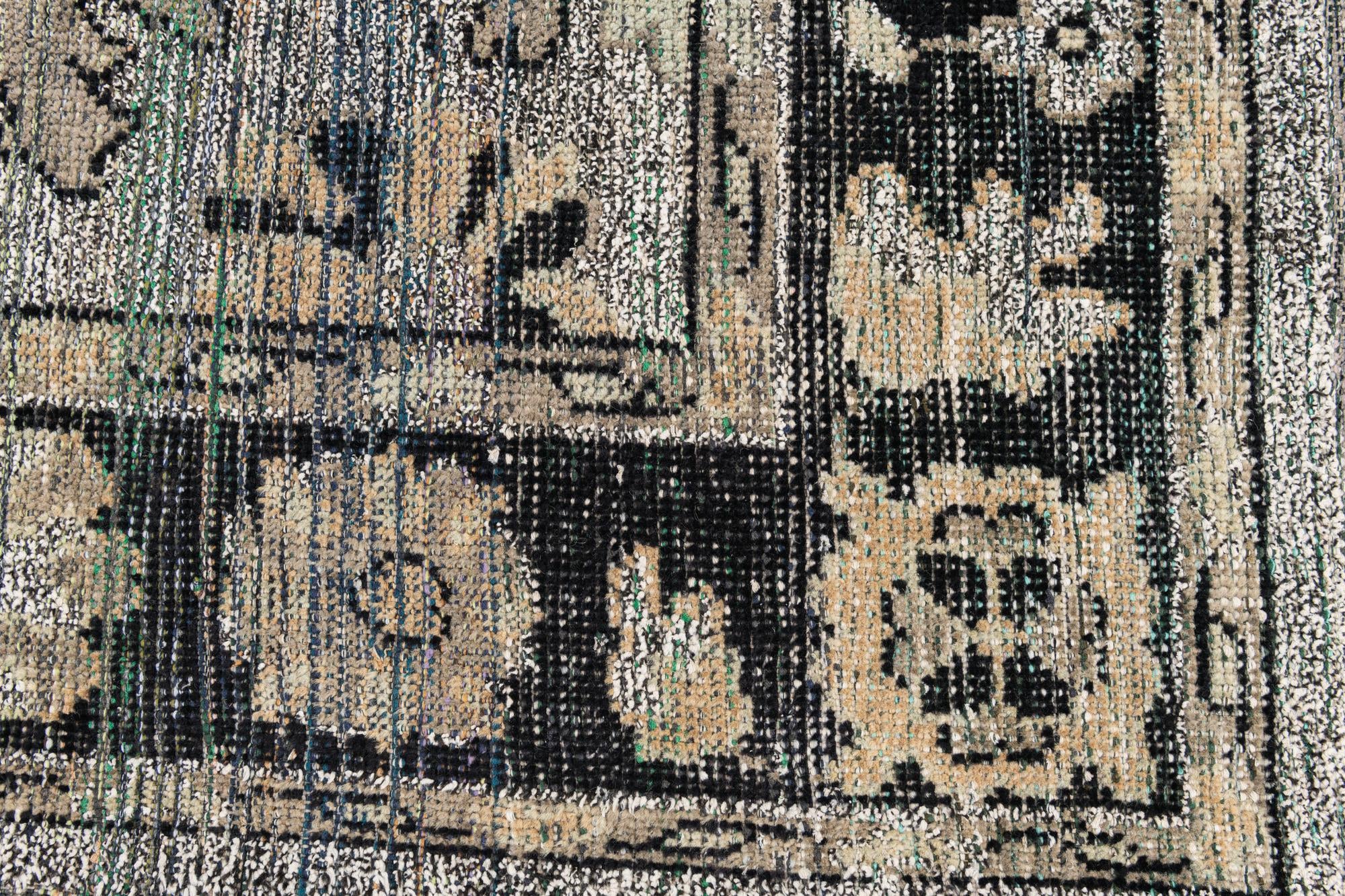 8' 3 x 10' 4 Hand Knotted Oushak Wool Rug