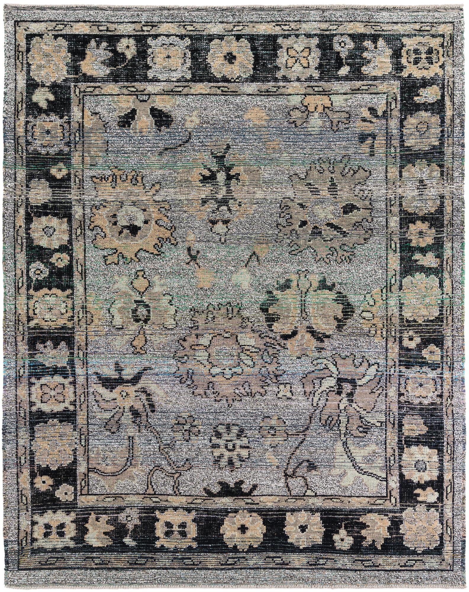8' 3 x 10' 4 Hand Knotted Oushak Wool Rug