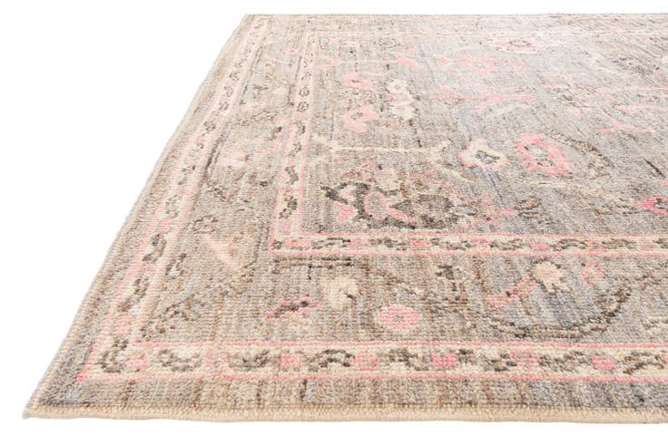 Detail image of 8' 4 x 9' 7 Hand Knotted Oushak Wool Rug