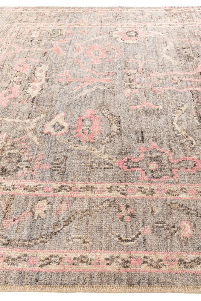 8' 4 x 9' 7 Hand Knotted Oushak Wool Rug