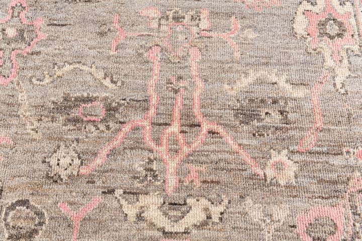 8' 4 x 9' 7 Hand Knotted Oushak Wool Rug