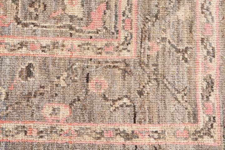 8' 4 x 9' 7 Hand Knotted Oushak Wool Rug