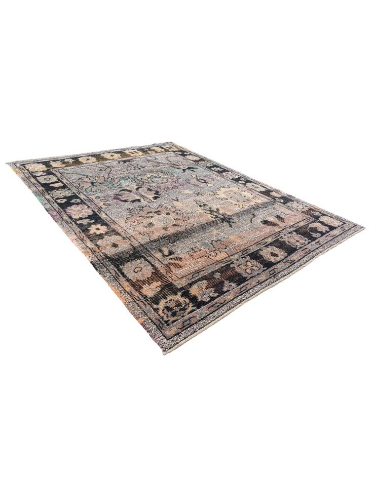 Detail image of 8' x 10' 2 Hand Knotted Oushak Wool Rug